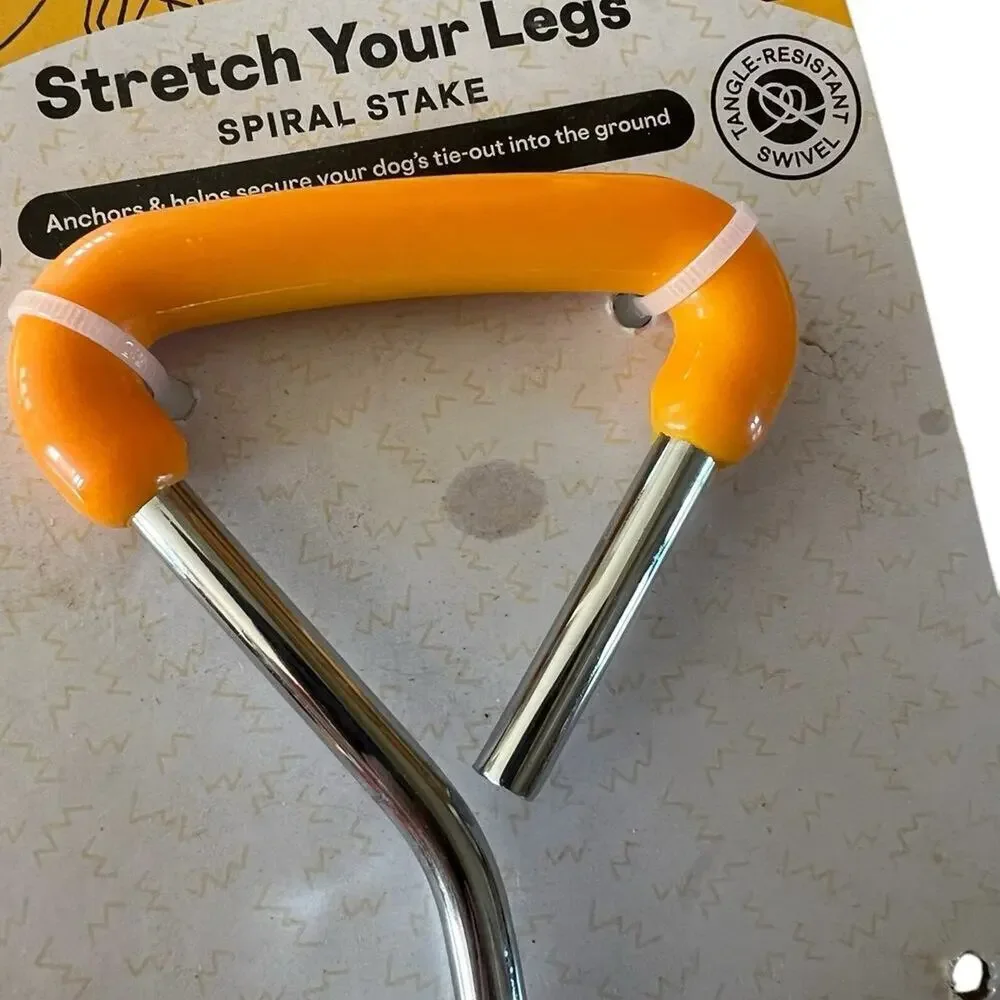 Stretch your legs spiral stake for dogs, for dogs under 50 pounds